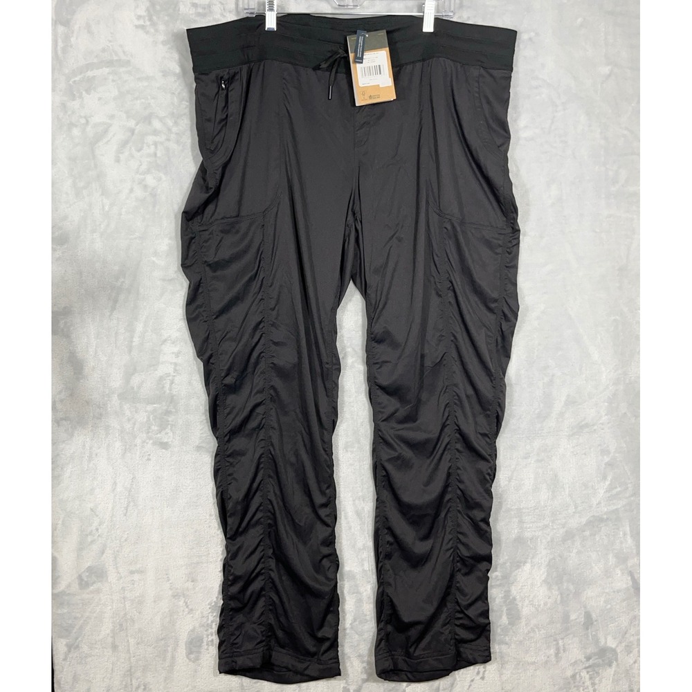 North Face Aphrodite 2.0 Pants Womens 3XL Short Black Hiking FlashDry UPF40+ NWT